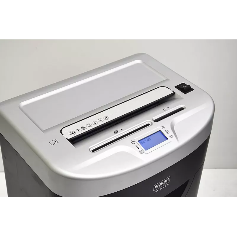 WALLNER Καταστροφέας εγγράφων JP 826C cross-cut, P-4, 8 φύλλα, 15 L, μαύρο
