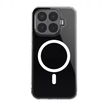 Crong Hybrid Clear Magnetic Θήκη MagSafe για Xiaomi 17T Pro 5G, Διάφανη