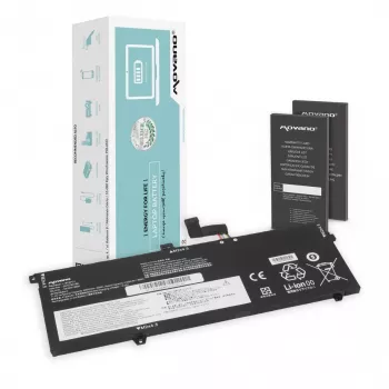 MOVANO Μπαταρία L18C6PD1 L18M6PD1 για Lenovo ThinkPad X13 X390 X395 - 4220 mAh (48 Wh)