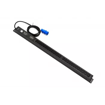 APC 0U SMART PDU, Βύσμα IEC 60309 16A/250V, 18xC13 10A/250V Υποδοχές, 6xC19 16A/250V, 16A