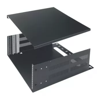 Vaddio Middle Atlantic 4U Επιτοίχια θήκη rack - Μαύρο - 19 ίντσες