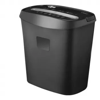 Deli E9947 καταστροφέας εγγράφων τεμαχιδίων, χωρητικότητα 10 φύλλων, κάδος 18L, μαύρο