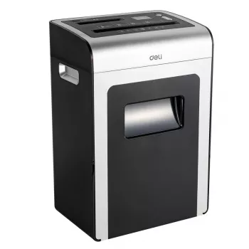 DELI E9917EU καταστροφέας εγγράφων cross-cut, 10 φύλλα, 20L, μαύρος