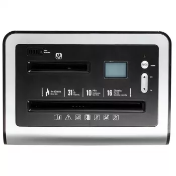 DELI E9917EU καταστροφέας εγγράφων cross-cut, 10 φύλλα, 20L, μαύρος