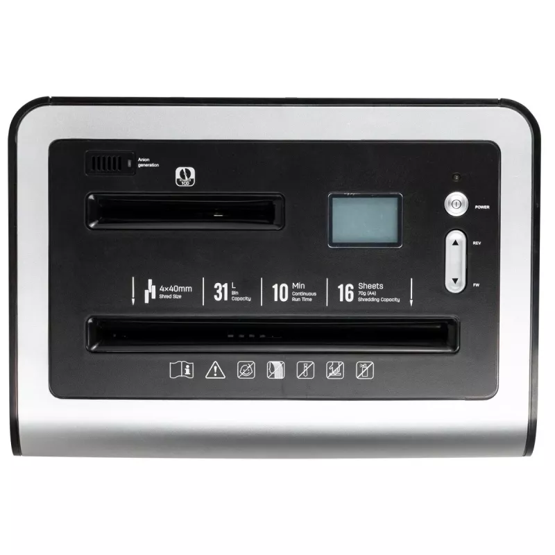 DELI E9917EU καταστροφέας εγγράφων cross-cut, 10 φύλλα, 20L, μαύρος