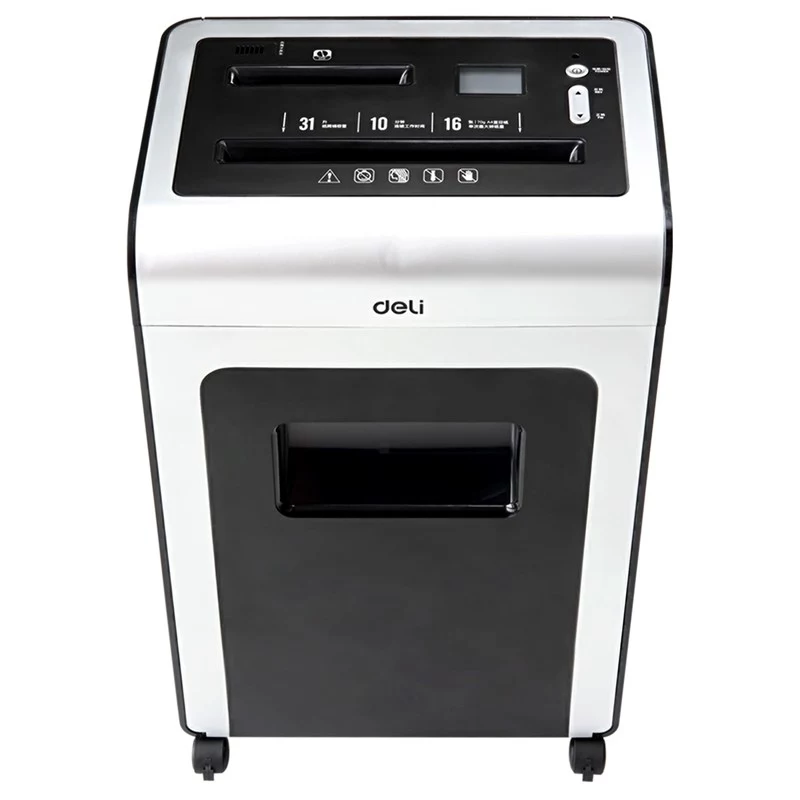 DELI E9917EU καταστροφέας εγγράφων cross-cut, 10 φύλλα, 20L, μαύρος