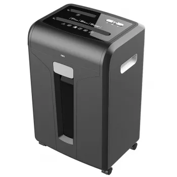 Deli E14400 Cross-Cut Καταστροφέας χαρτιού, 12 φύλλα, 23L, μαύρο