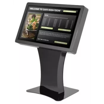 Peerless Landscape Kiosk KILH550-EUK - Βάση δαπέδου - για οθόνη LCD - με κλειδαριά - Γυαλιστερό Μαύρο - Μέγεθος οθόνης: 127 cm (50 ίντσες)