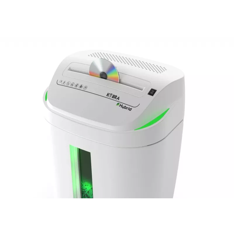 KOBRA Hybrid S4 καταστροφέας εγγράφων cross cut, P-4, 10 φύλλα, 20 L, λευκό/ανθρακί