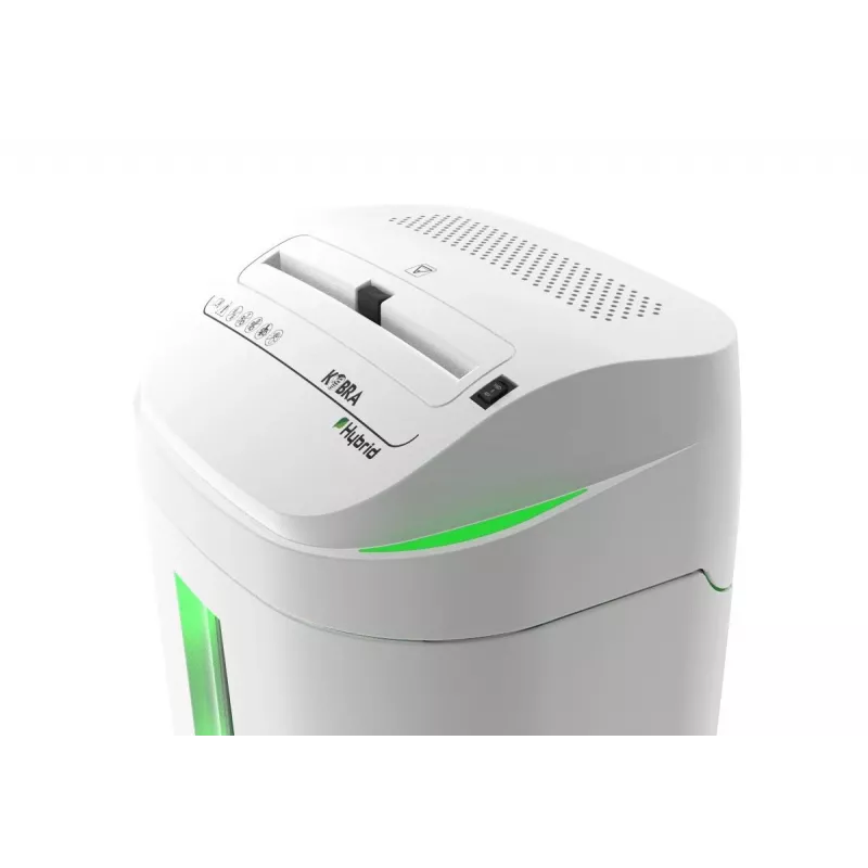 KOBRA Hybrid S4 καταστροφέας εγγράφων cross cut, P-4, 10 φύλλα, 20 L, λευκό/ανθρακί