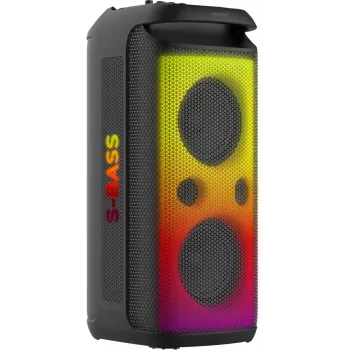 SENCOR Partycon CORE Power 140W Φορητό ηχείο Bluetooth με TWS, IPX4, RGB LED, Karaoke, Μαύρο