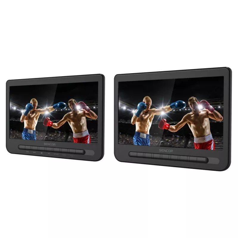 SENCOR SPV 7105 DUAL DVD 2x10 ίντσες Οθόνη για προσκέφαλο αυτοκινήτου LCD