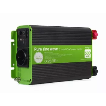 Gembird Μετατροπέας 12V σε 230V Καθαρού Ημιτόνου 500W