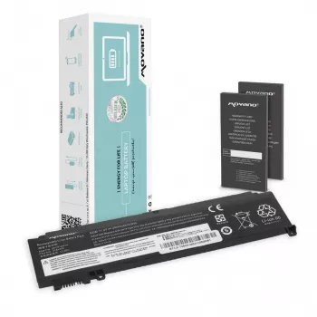 MITSU μπαταρία για Lenovo ThinkPad T460s T470s - μπροστινή πλευρά - 2000 mAh (23 Wh)