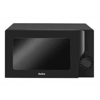 AMICA φούρνος μικροκυμάτων AMGF17M2B με γκριλ, 17L, 700W, μαύρο