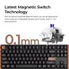 Keychron K8H-F1 75% Magnetic Wood Black πληκτρολόγιο gaming