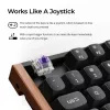 Keychron K8H-F1 75% Magnetic Wood Black πληκτρολόγιο gaming