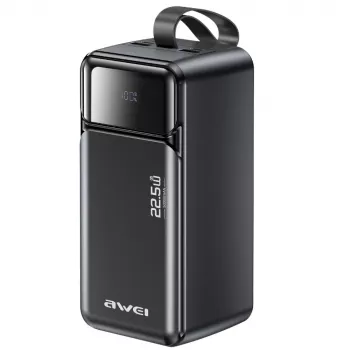 AWEI PA-106 Power Bank 50000mAh 22.5W PD 3xUSB-C μαύρο