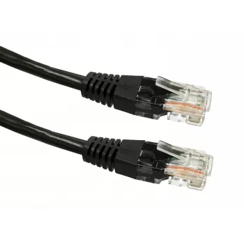 TB Cable Patchcord Cat.6 RJ45 UTP 1m Μαύρο