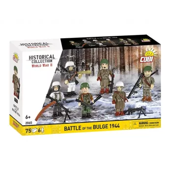 COBI Small Army Battle of the Bulge 1944 Σετ δόμησης, 75 τεμάχια, 1 φιγούρα Αμερικανού στρατιώτη