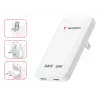 Verbatim Slim GaN Charger 2 θυρών 65W (EU/UK/US) λευκό