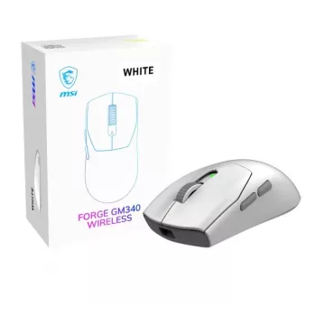 MSI Forge GM340 ασύρματο gaming ποντίκι Λευκό