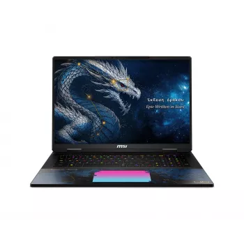MSI Titan 18 HX Dragon Edition Draco Epic A2WJ-1218 (Intel Core Ultra 9 290HX Plus, 96GB RAM, 4TB SSD, RTX 5090, 18 ιντσών QHD+ 240Hz, Windows 11 Home, Μαύρο)