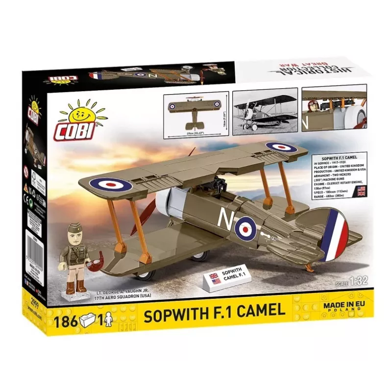 COBI 186 τεμάχια HC GREAT WAR / 2999 / Sopwith F.1 Camel