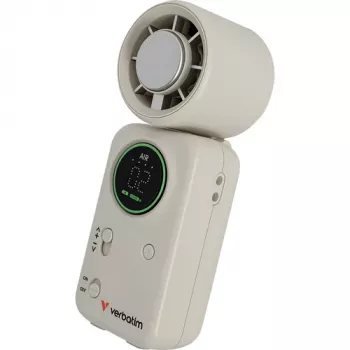 Verbatim Cool 'n' Go Ice Touch Pro ανεμιστήρας χειρός λευκό/ασημί 32346