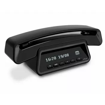 Alcatel ePure Premium DECT Ασύρματο Τηλέφωνο με Τηλεφωνητή, Μαύρο