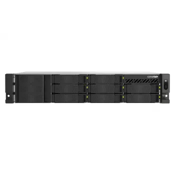 QNAP TS-H1065EU-RP 10-Bay Rackmount-NAS με Intel Xeon D-1622, 16GB RAM, 2.5GbE, πλεονάζον τροφοδοτικό
