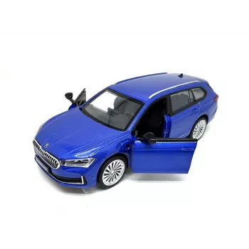PULIO 1:35 Skoda Superb Combi Die-Cast μοντέλο αυτοκινήτου με φως και ήχο