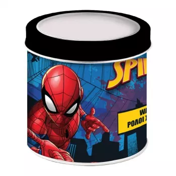 PULIO Spiderman αναλογικό παιδικό ρολόι σε συλλεκτικό μεταλλικό κουτί