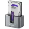 Qoltec 2in1 Σταθμός Σύνδεσης HDD SSD SATA M.2 NVMe με Λειτουργία Κλωνοποίησης, USB-C 3.2 Gen 2, 10Gbps, έως 28TB, Αλουμίνιο