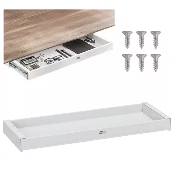 ERGO OFFICE Επίπεδο συρτάρι κάτω από το γραφείο ER-302 W Λευκό