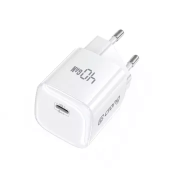 CRONG NEO GaN 40W USB-C PD 3.2 Φορτιστής τοίχου με AVS - Λευκό