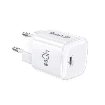 CRONG NEO GaN 40W USB-C PD 3.2 Φορτιστής τοίχου με AVS - Λευκό