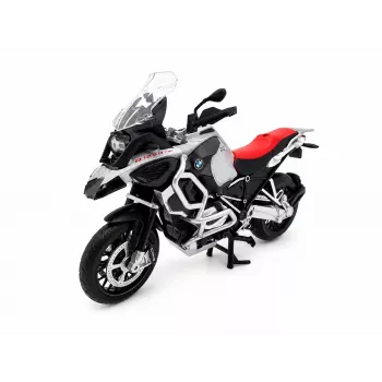 PULIO μοτοσυκλέτα MSZ 1/12 BMW R125GS Adventure ασημί μοντέλο die-cast