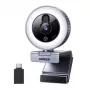 UGREEN CM910 webcam, 2K, 30FPS, φως LED, ενσωματωμένο μικρόφωνο