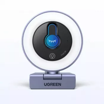 UGREEN CM910 webcam, 2K, 30FPS, φως LED, ενσωματωμένο μικρόφωνο