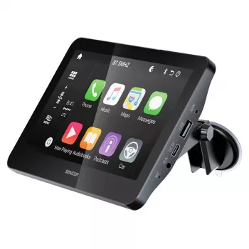 SENCOR SCT M760BWT 7 ιντσών ασύρματος δέκτης πολυμέσων CarPlay Android Auto 2-DIN με είσοδο κάμερας οπισθοπορείας