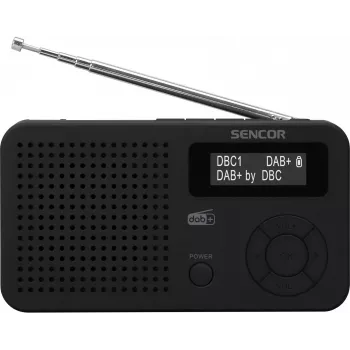 Sencor SRD 7210B DAB+ Ραδιόφωνο FM/BT/USB - Μαύρο