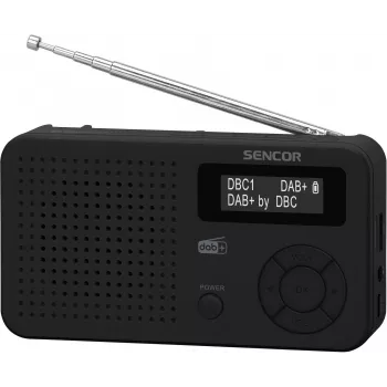 Sencor SRD 7210B DAB+ Ραδιόφωνο FM/BT/USB - Μαύρο