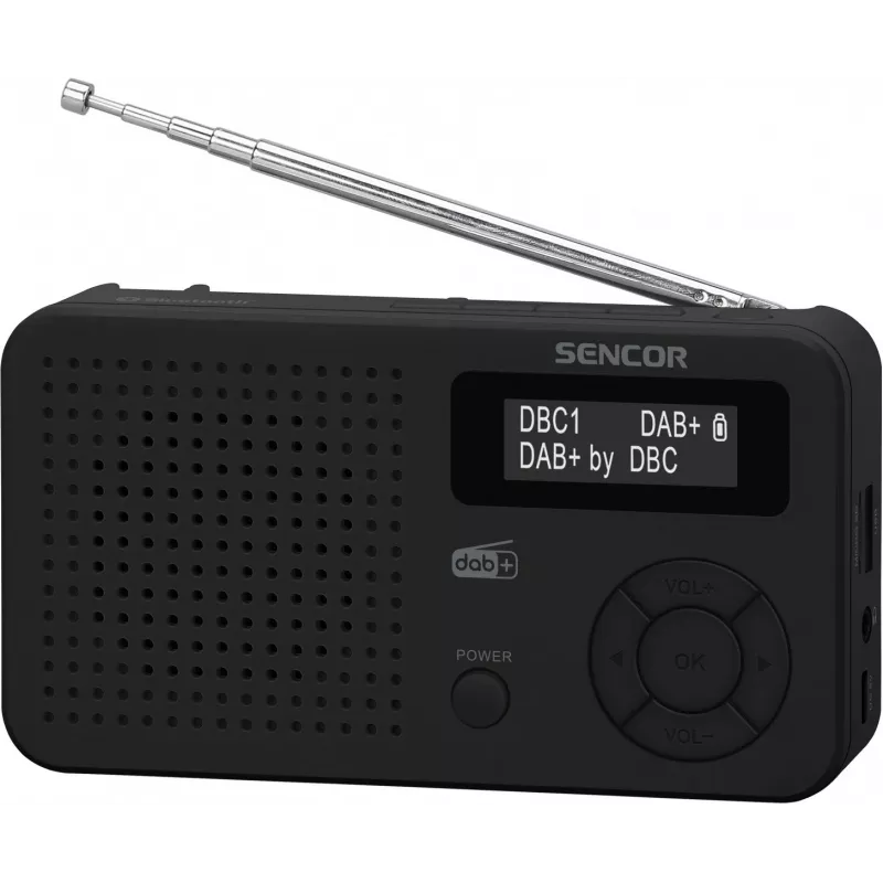 Sencor SRD 7210B DAB+ Ραδιόφωνο FM/BT/USB - Μαύρο