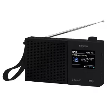 SENCOR SRD 7790B DAB+ Ραδιόφωνο με FM, Bluetooth, USB, οθόνη LCD 2,4 ιντσών, μπαταρία