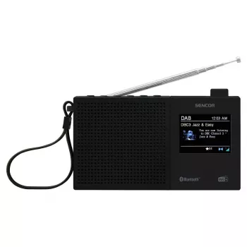 SENCOR SRD 7790B DAB+ Ραδιόφωνο με FM, Bluetooth, USB, οθόνη LCD 2,4 ιντσών, μπαταρία