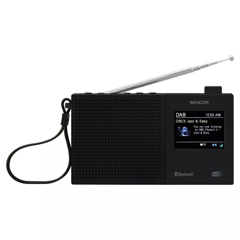 SENCOR SRD 7790B DAB+ Ραδιόφωνο με FM, Bluetooth, USB, οθόνη LCD 2,4 ιντσών, μπαταρία
