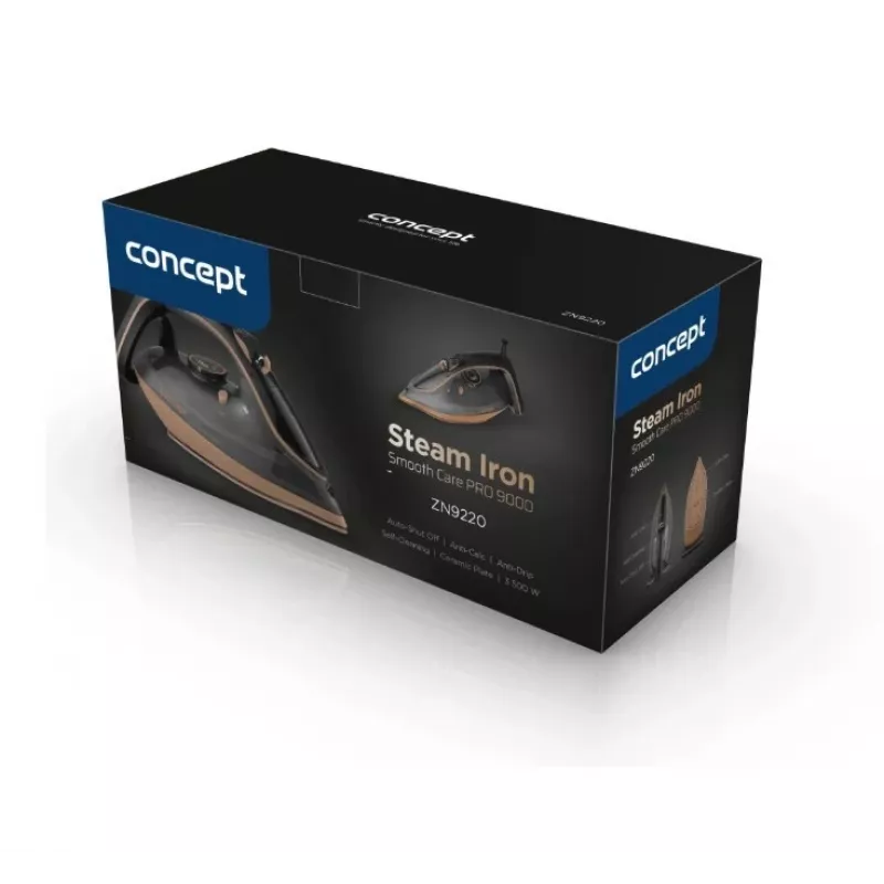 CONCEPT Σίδερο Ατμού 3500W ZN9220 Κεραμική πλάκα 380ml