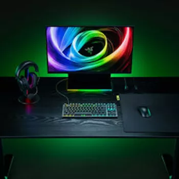 Razer Huntsman V3 Tenkeyless 8KHz gaming πληκτρολόγιο - γερμανικό layout (QWERTZ), Razer Analog Optical Switches Gen-2, Chroma RGB, μαύρο