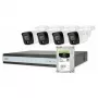 ABUS Security-Center TVVR33843T πλήρες σετ με 4 αναλογικές μίνι κάμερες σωλήνα και καταγραφέα